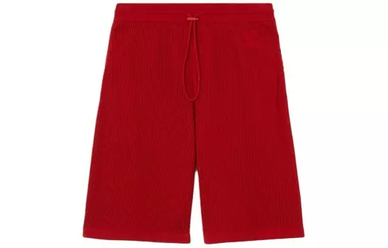 Повседневные шорты мужские красные Burberry, красный