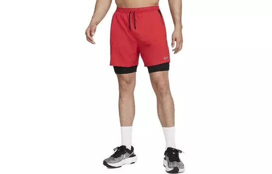 Повседневные шорты мужские красные Nike, красный