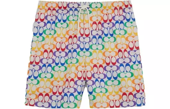 Повседневные шорты мужские многоцветные Coach, цвет Multicolor
