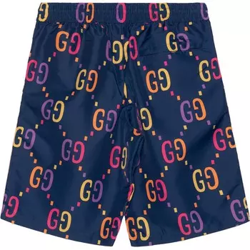 Повседневные шорты мужские многоцветные Gucci, цвет Multicolor