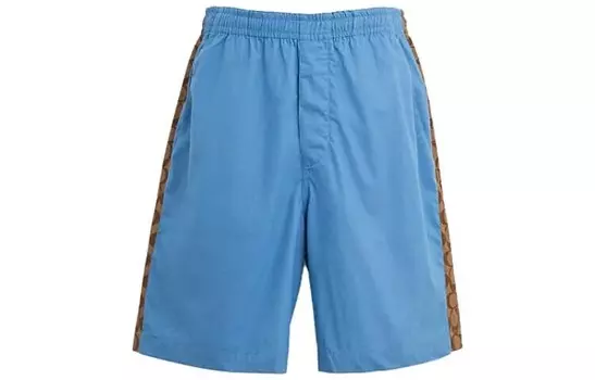Повседневные шорты мужские небесно-голубые Coach, голубой