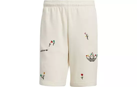Повседневные шорты мужские Off White Adidas, кремовый