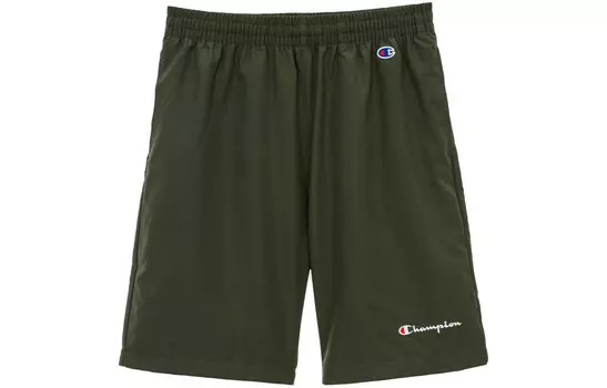 Повседневные шорты мужские оливково-зеленые Champion, оливково-зеленый