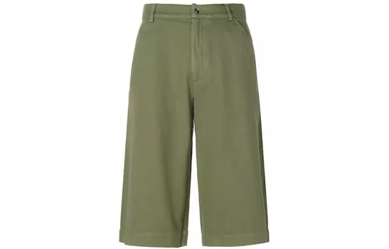 Повседневные шорты мужские оливково-зеленые Kenzo, оливково-зеленый