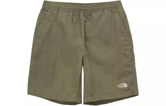 Повседневные шорты мужские оливково-зеленые The North Face, оливково-зеленый