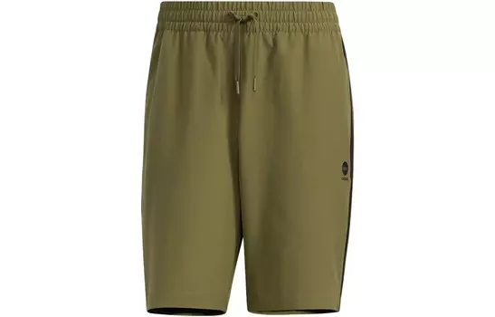 Повседневные шорты мужские оливковые Adidas Neo, оливково-зеленый