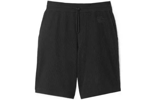 Повседневные шорты мужские ониксового цвета Burberry, цвет Onyx color