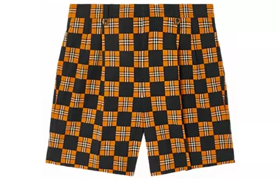 Повседневные шорты мужские оранжевые Burberry, оранжевый