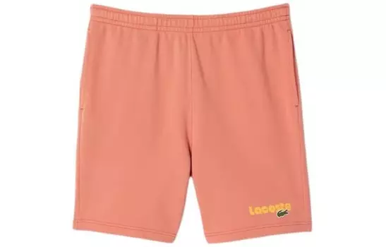 Повседневные шорты мужские розовые Lacoste, розовый