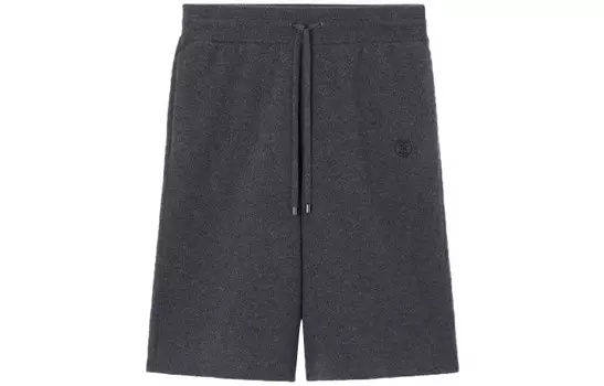 Повседневные шорты мужские серые Burberry, серый