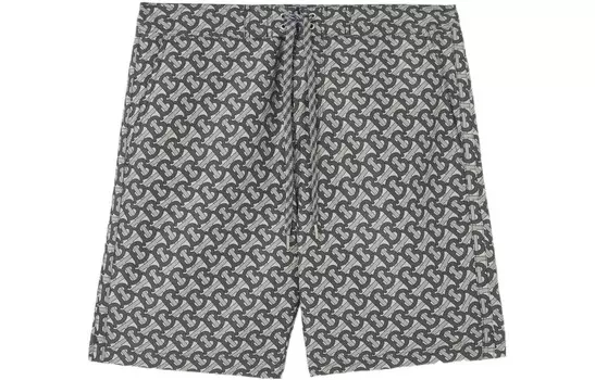 Повседневные шорты мужские серые Burberry, серый