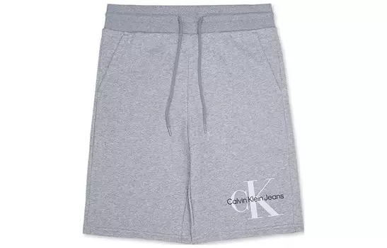Повседневные шорты мужские серые Calvin Klein, серый