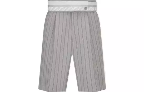 Повседневные шорты мужские серые Dior, серый