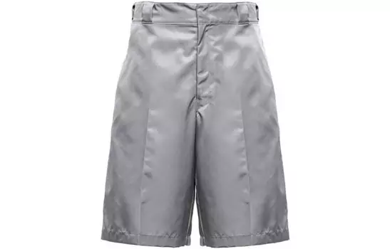 Повседневные шорты мужские серые Prada, серый