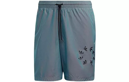 Повседневные шорты мужские серые/синие Adidas Originals, серый/синий