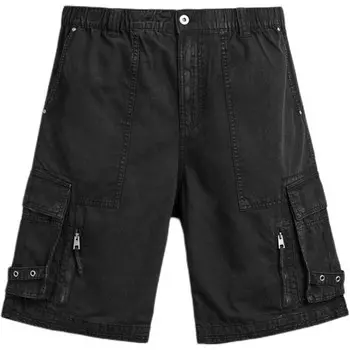 Повседневные шорты мужские серые Zara, серый