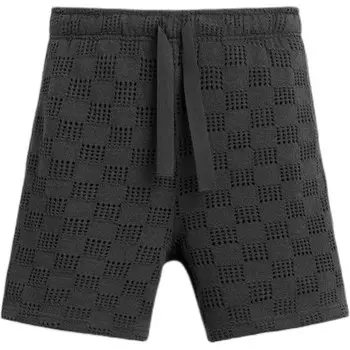 Повседневные шорты мужские серые Zara, серый