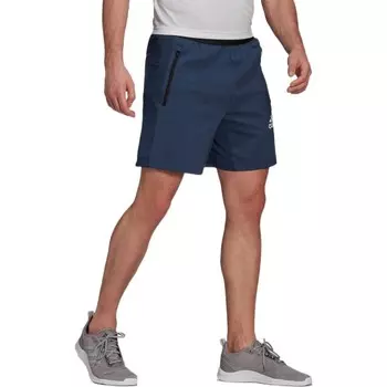 Повседневные шорты мужские синие Adidas, синий