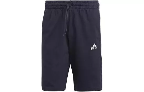 Повседневные шорты мужские синие Adidas, синий