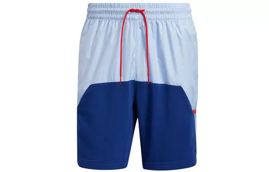 Повседневные шорты мужские синие Adidas, синий