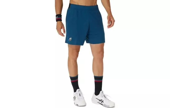 Повседневные шорты мужские синие Asics, синий