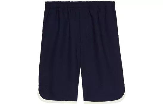 Повседневные шорты мужские синие Gucci, синий