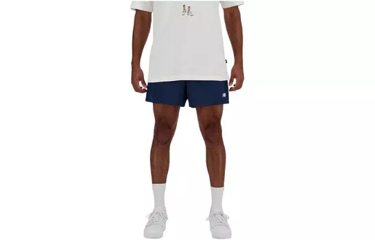 Повседневные шорты мужские синие New Balance, синий