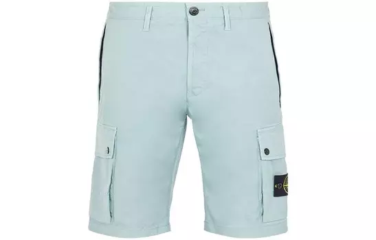 Повседневные шорты мужские синие Stone Island, синий