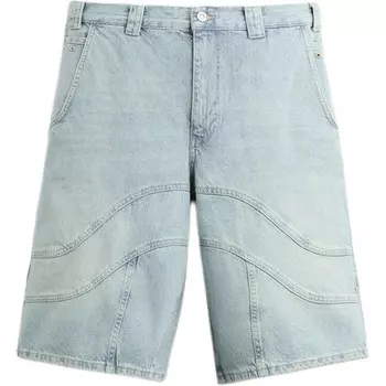 Повседневные шорты мужские синие Zara, синий