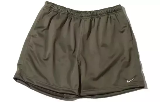 Повседневные шорты мужские средние оливковые/черные Nike, черный