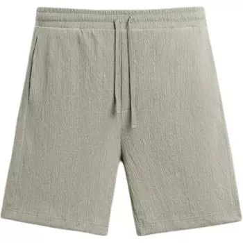 Повседневные шорты мужские средние зеленые Zara, зеленый