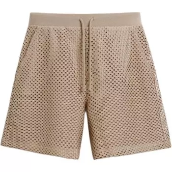 Повседневные шорты мужские светло-коричневые Zara, коричневый