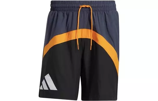 Повседневные шорты мужские темно-серые темно-синие Adidas, темно-синий