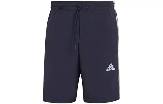 Повседневные шорты мужские темно-синие Adidas, темно-синий