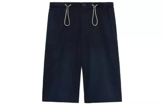 Повседневные шорты мужские темно-синие Gucci, синий