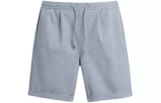 Повседневные шорты мужские тигрово-синие Zara, голубой