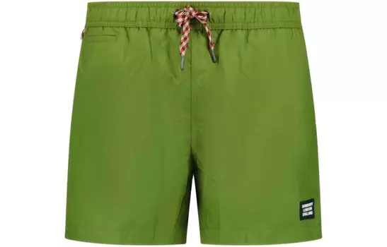 Повседневные шорты мужские зеленые Burberry, зеленый
