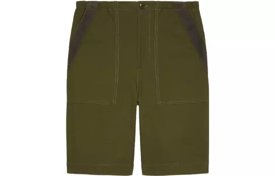 Повседневные шорты мужские зеленые Gucci, зеленый