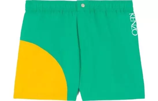 Повседневные шорты мужские зеленые Kenzo, зеленый