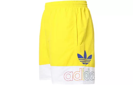 Повседневные шорты мужские желтые Adidas Originals, желтый