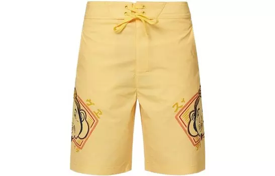 Повседневные шорты мужские желтые Evisu, желтый