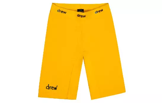 Повседневные шорты с буквенным логотипом, унисекс, золотисто-желтые Drew House, цвет Gold