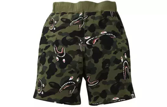 Повседневные шорты Shark Series для мужчин A Bathing Ape, желтый
