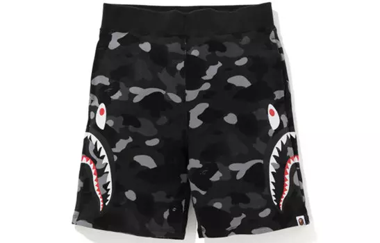 Повседневные шорты Shark Series унисекс A Bathing Ape, черный