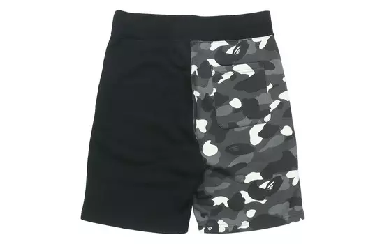 Повседневные шорты Shark Series унисекс черного цвета A Bathing Ape, черный