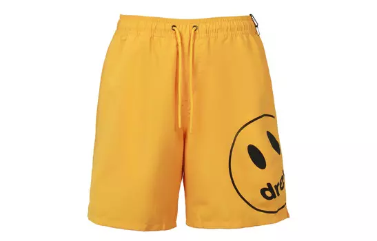 Повседневные шорты Smiley Collection Unisex золотисто-желтого цвета Drew House, цвет Gold