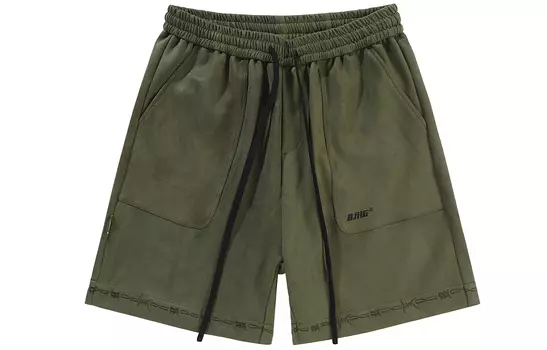 Повседневные шорты унисекс BJHG, Армейский Зеленый