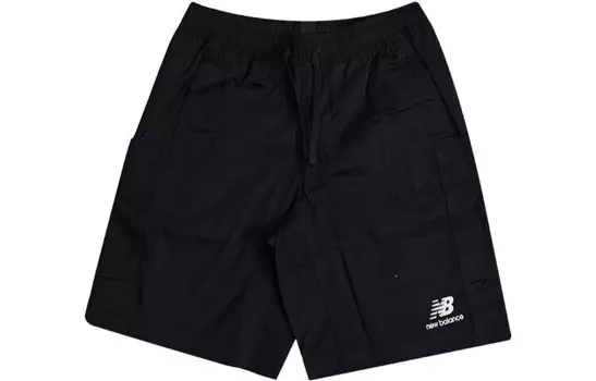 Повседневные шорты унисекс черные New Balance, черный