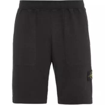 Повседневные шорты унисекс черные Stone Island, черный