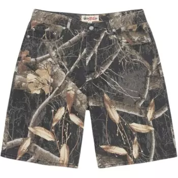 Повседневные шорты унисекс черные Stussy, черный